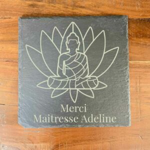 ardoise bouddha contour