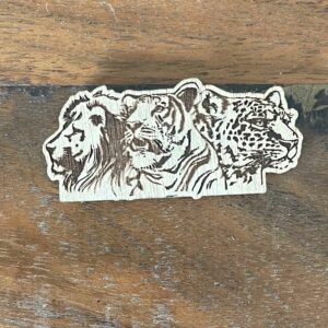 Lion, tigre et jaguard