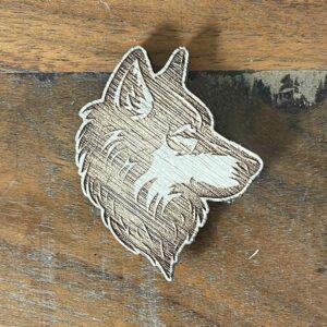 Magnets Personnalisés en forme de loup