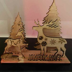 Cerf et biche