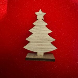 Marque-place sapin coupé en bois
