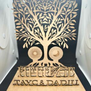 Souvenir Concert ou Album en Bois héritage Tayc & Dadju