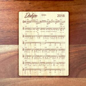 Plaque avec musique Jaloux