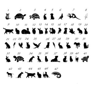 Choix silhouette animaux