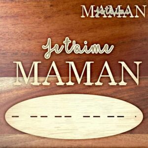 Plaque Surnom Personnalisable, exemple de maman