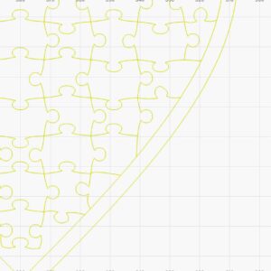 Détail modèle de puzzle
