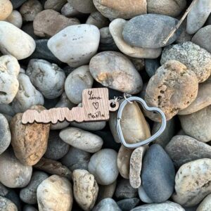Un porte-clés fête des mères personnalisé avec l’écriture des enfants