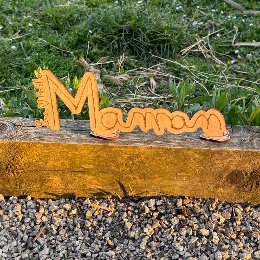 plaque personnalisée maman