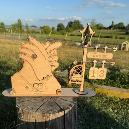 Calendrier perpetuel main couple