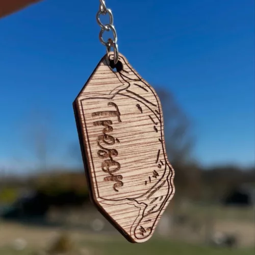 Oreille de chien en porte-clé