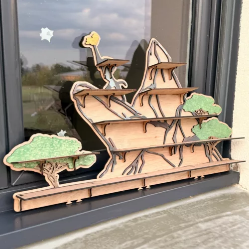 Meuble à tonies rocher lion